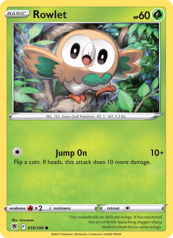 Rowlet - Pokémon TCG Card