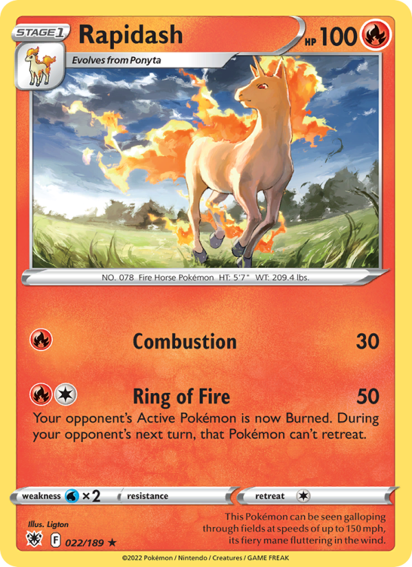 Rapidash - Pokémon TCG Card
