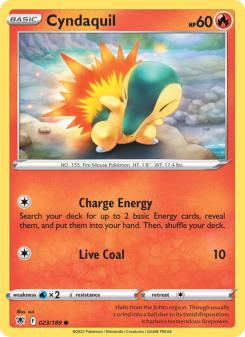Cyndaquil - pokemon TCG Card