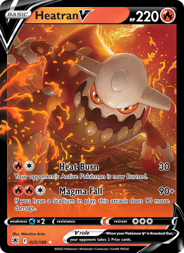 Heatran V - Pokémon TCG Card