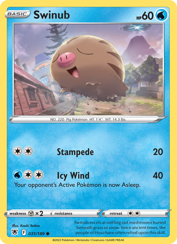 Swinub - Pokémon TCG Card