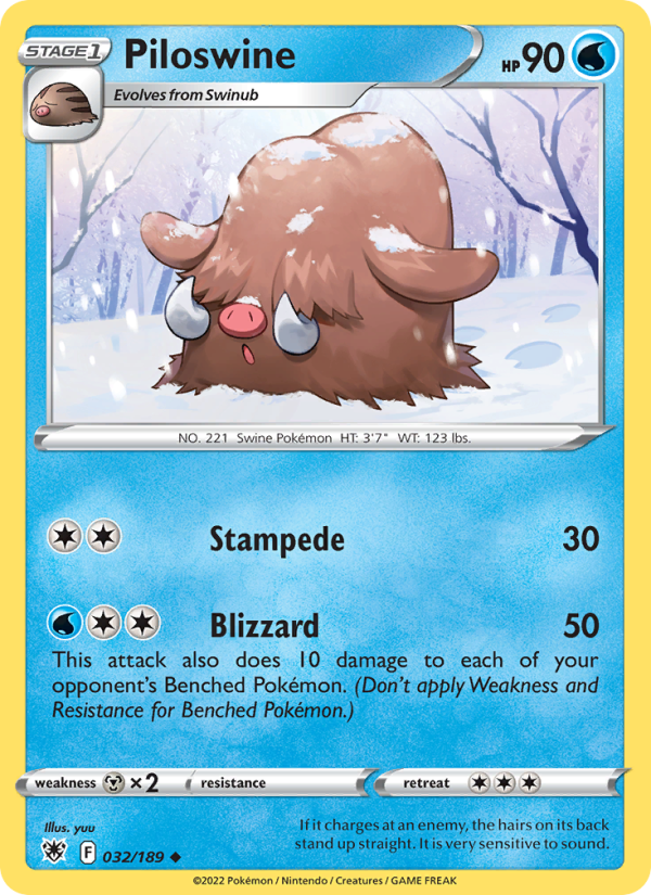 Piloswine - Pokémon TCG Card
