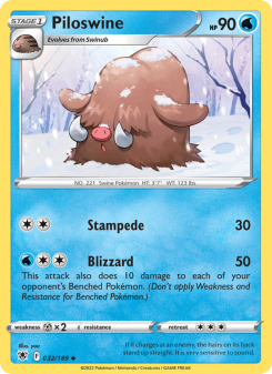Piloswine - pokemon TCG Card