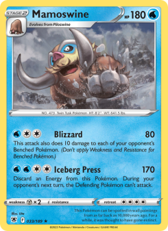 Mamoswine - pokemon TCG Card
