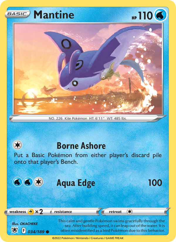 Mantine - Pokémon TCG Card