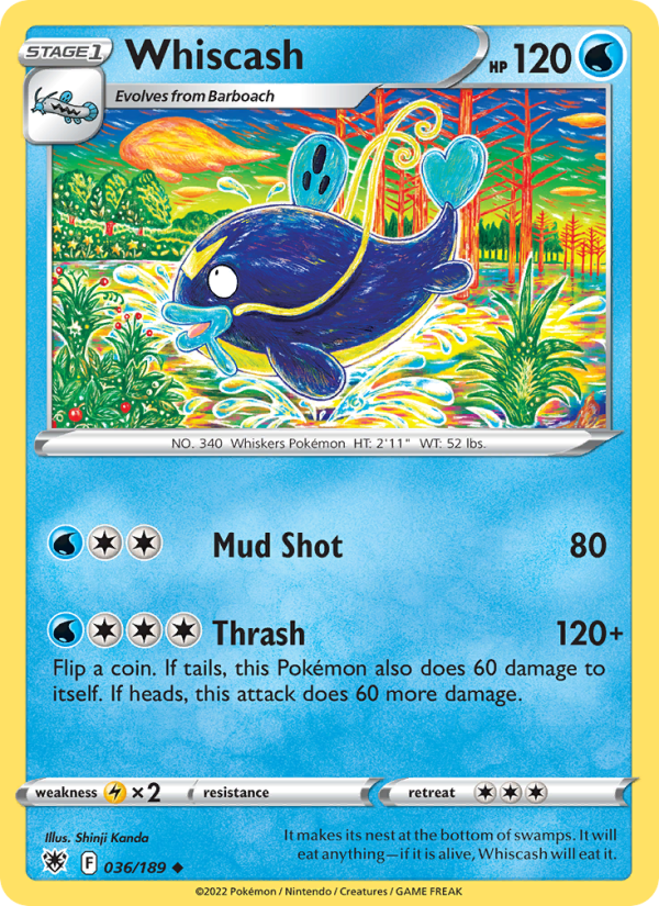 Whiscash - Pokémon TCG Card