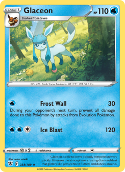 Glaceon - pokemon TCG Card