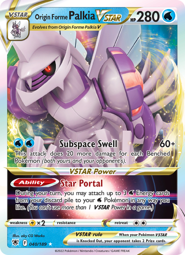 Origin Forme Palkia VSTAR - Pokémon TCG Card