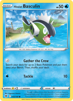 Hisuian Basculin - pokemon TCG Card