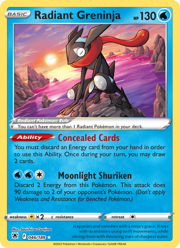 Radiant Greninja - Pokémon TCG Card
