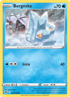 Bergmite - pokemon TCG Card