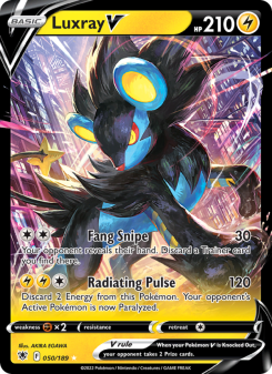 Luxray V - pokemon TCG Card