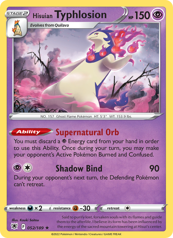Hisuian Typhlosion - Pokémon TCG Card