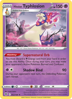 Hisuian Typhlosion - pokemon TCG Card