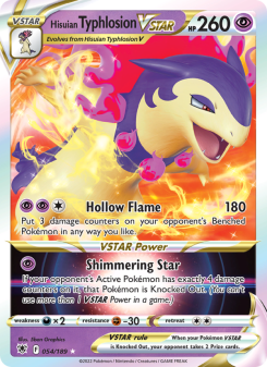 Hisuian Typhlosion VSTAR - pokemon TCG Card
