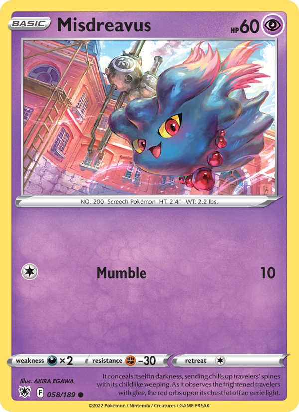 Misdreavus - Pokémon TCG Card