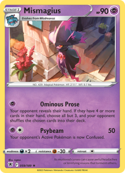 Mismagius - pokemon TCG Card