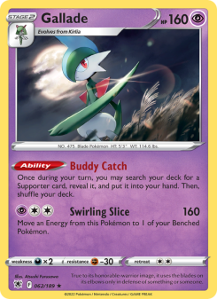 Gallade - pokemon TCG Card