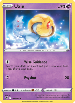 Uxie - pokemon TCG Card