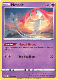 Mesprit - pokemon TCG Card