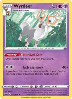 Wyrdeer - pokemon TCG Card