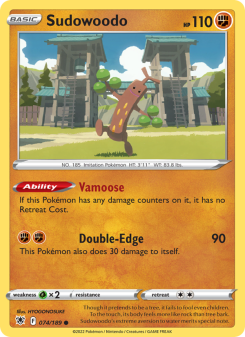 Sudowoodo - pokemon TCG Card
