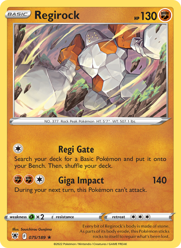 Regirock - Pokémon TCG Card
