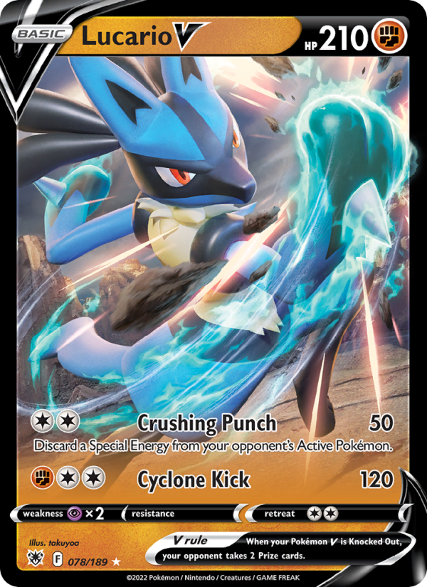 Lucario V - Pokémon TCG Card