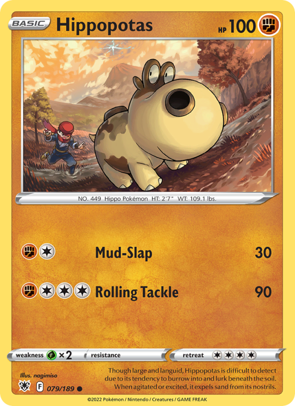 Hippopotas - Pokémon TCG Card