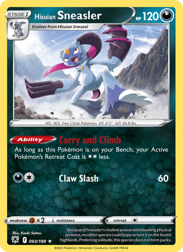 Hisuian Sneasler - Pokémon TCG Card