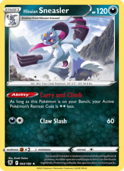 Hisuian Sneasler - pokemon TCG Card