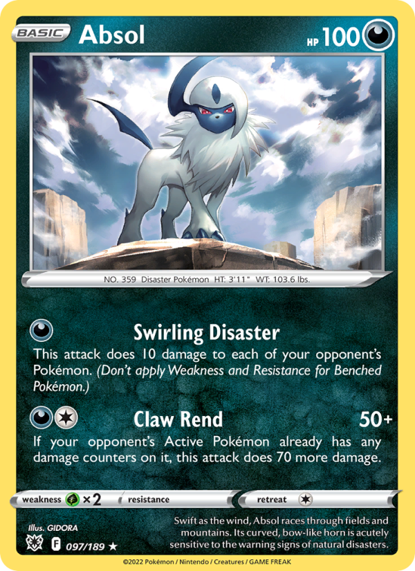 Absol - Pokémon TCG Card