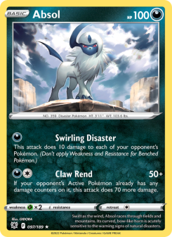 Absol - pokemon TCG Card