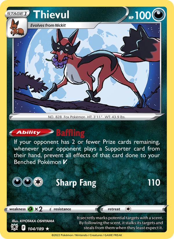 Thievul - Pokémon TCG Card