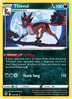 Thievul - pokemon TCG Card