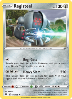 Registeel - pokemon TCG Card