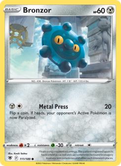 Bronzor - pokemon TCG Card