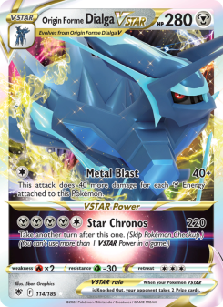 Origin Forme Dialga VSTAR - pokemon TCG Card