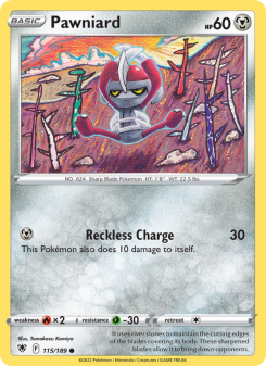 Pawniard - pokemon TCG Card