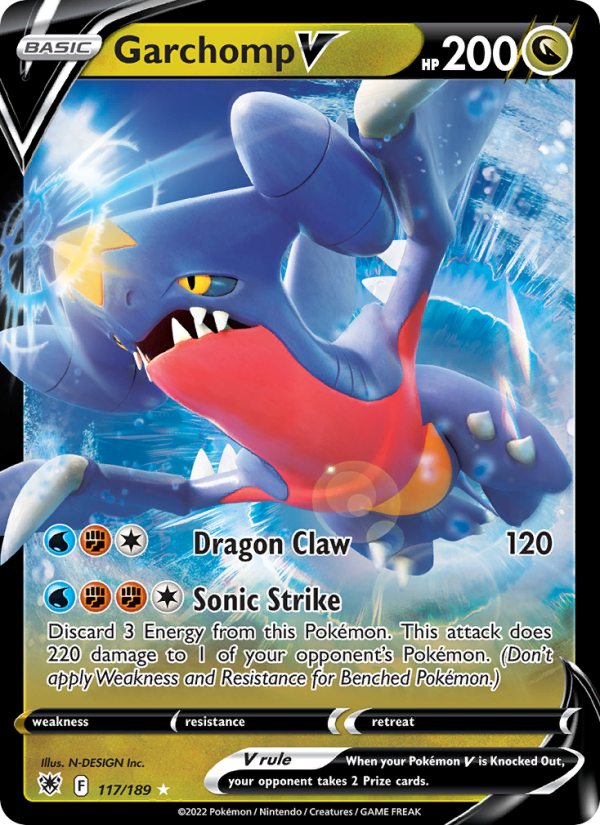 Garchomp V - Pokémon TCG Card