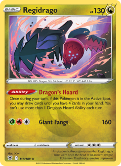 Regidrago - pokemon TCG Card