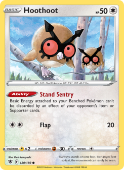 Hoothoot - pokemon TCG Card