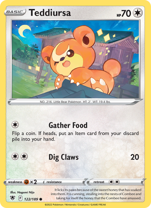 Teddiursa - Pokémon TCG Card