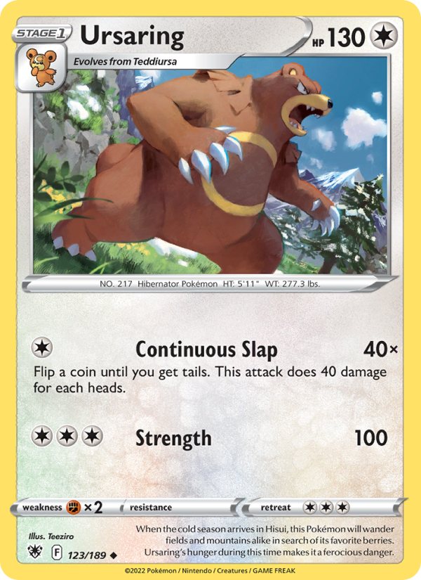 Ursaring - Pokémon TCG Card