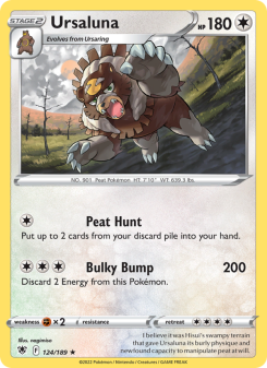 Ursaluna - pokemon TCG Card