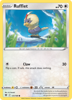 Rufflet - pokemon TCG Card