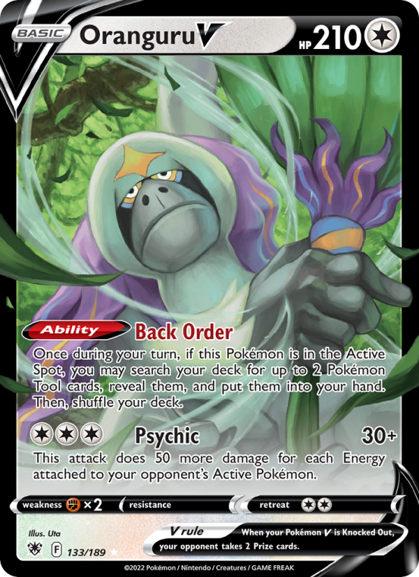 Oranguru V - Pokémon TCG Card