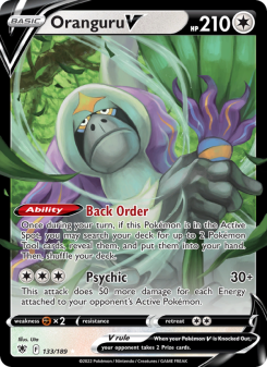 Oranguru V - pokemon TCG Card