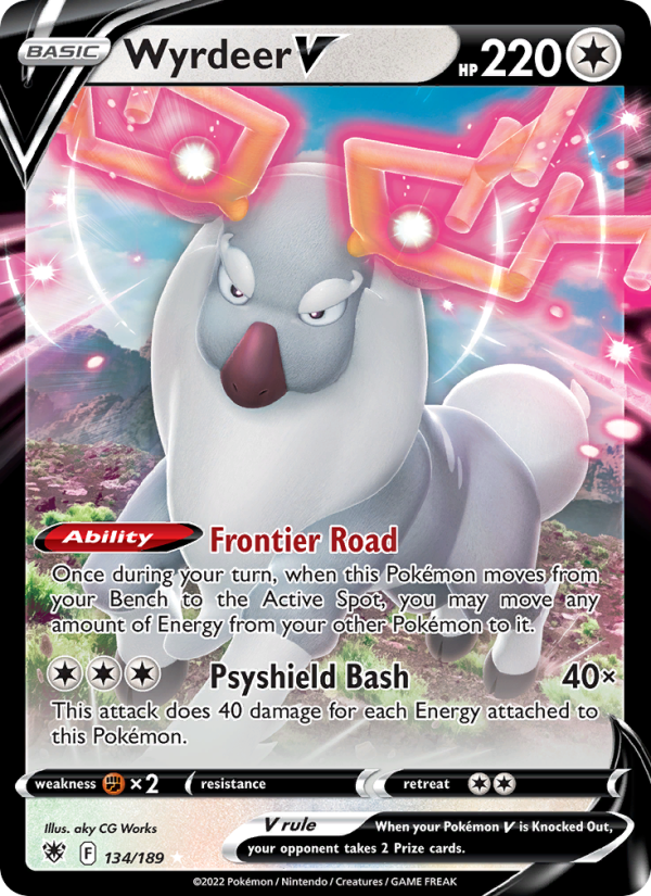 Wyrdeer V - Pokémon TCG Card