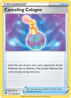 Canceling Cologne - pokemon TCG Card